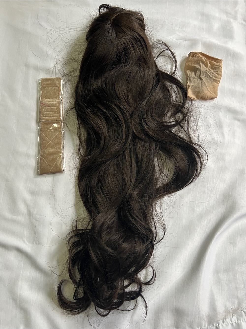 Dark Brown Clip-In Long Wavy Hair Extension